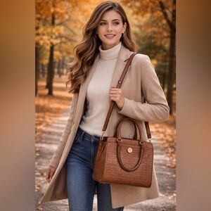 Tommy Hilfiger handbags brown adjustable long strap